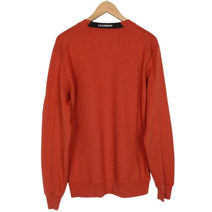 CP Company Burnt Orange Goggle Sweatshirt Jumper