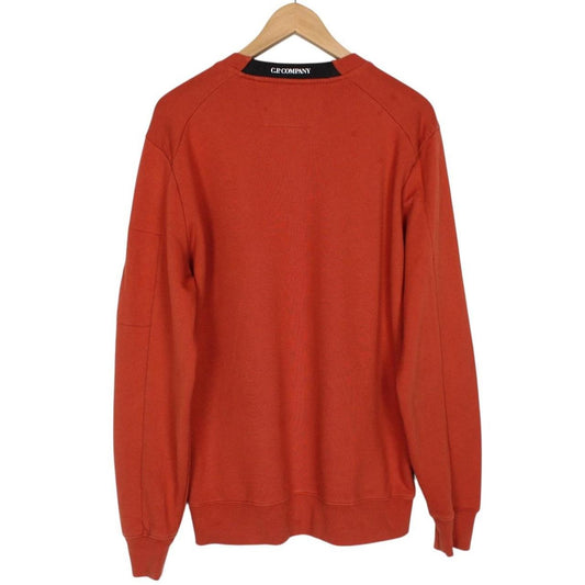 CP Company Burnt Orange Goggle Sweatshirt Jumper
