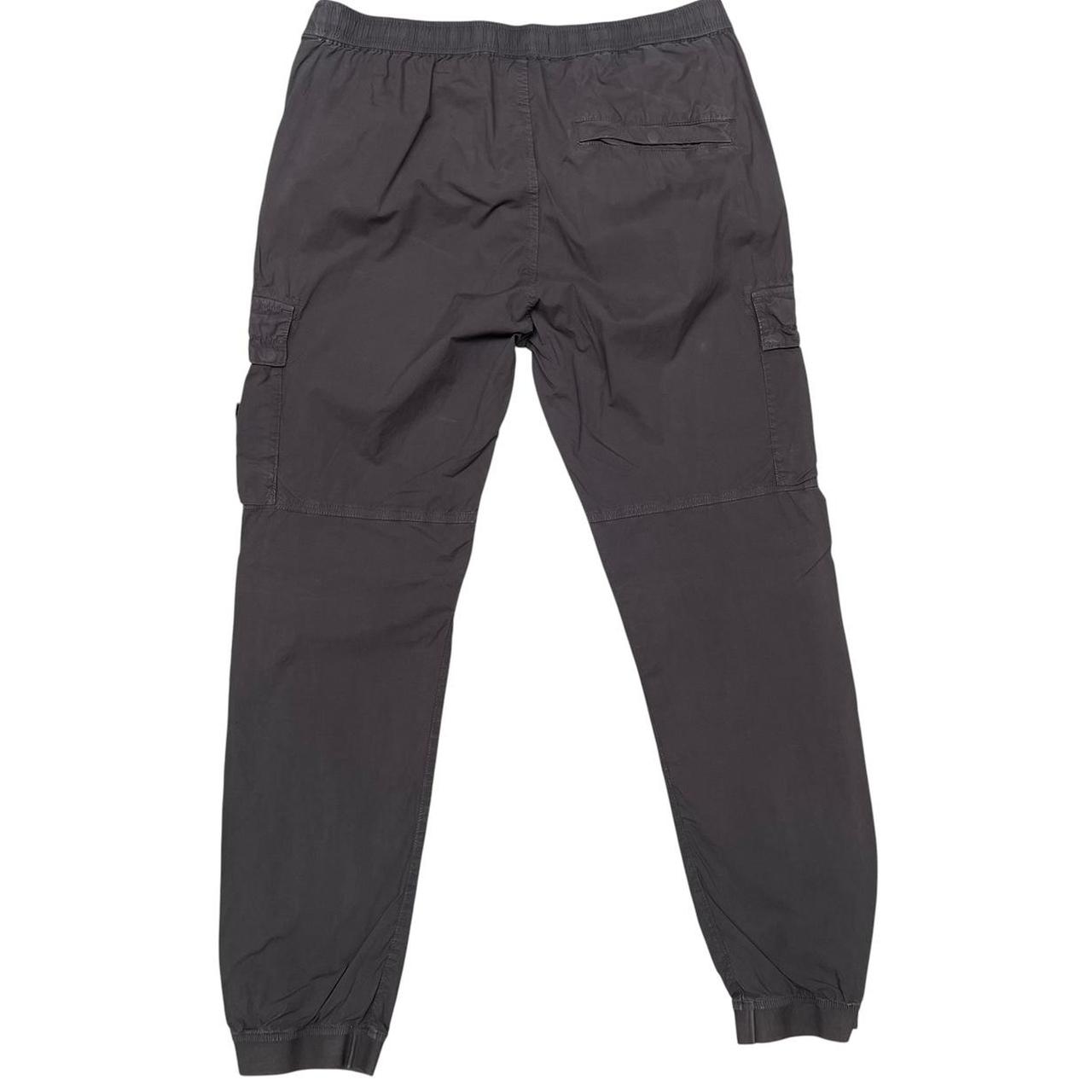 Stone Island SS 2022 Grey RE-T Fit Cargo Trousers