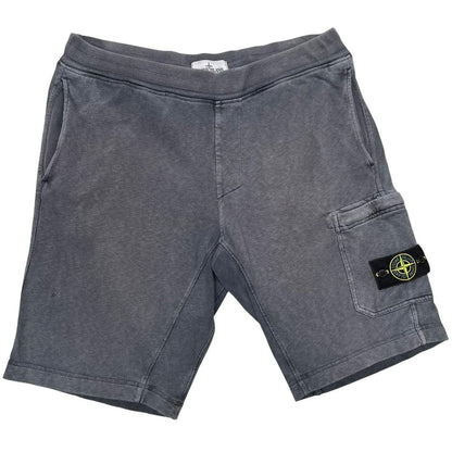 Stone Island SS 2016 Dark Grey Cotton Jogger Shorts
