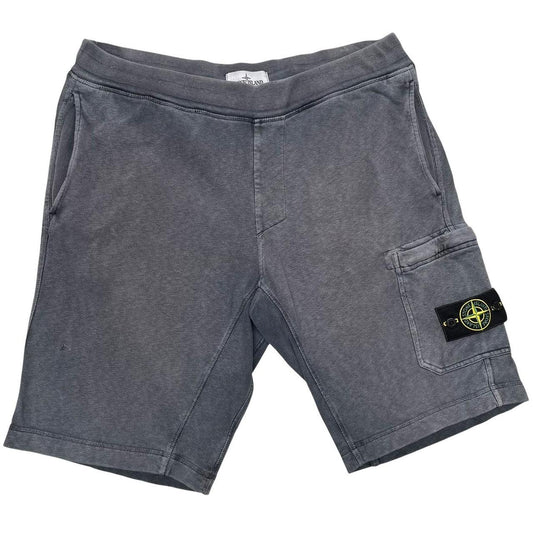 Stone Island SS 2016 Dark Grey Cotton Jogger Shorts