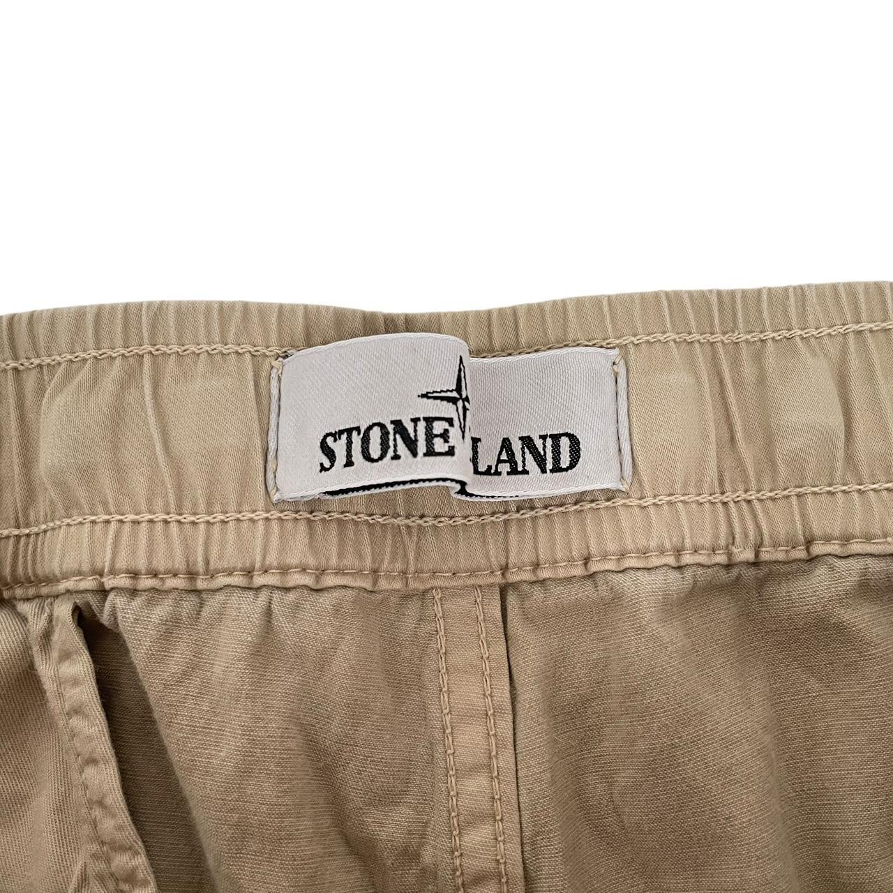 Stone Island AW 2022 Beige RE-T Fit Cargo Trousers