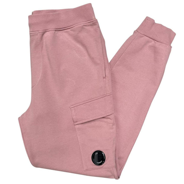 CP Company Pink Goggle Lens Cotton Tracksuit Bottoms / Joggers