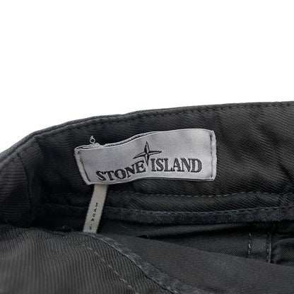 Stone Island AW 2018 Black Slim Fit Cargo Trousers