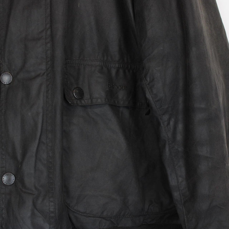 Vintage Barbour Black Wax Flyer Jacket