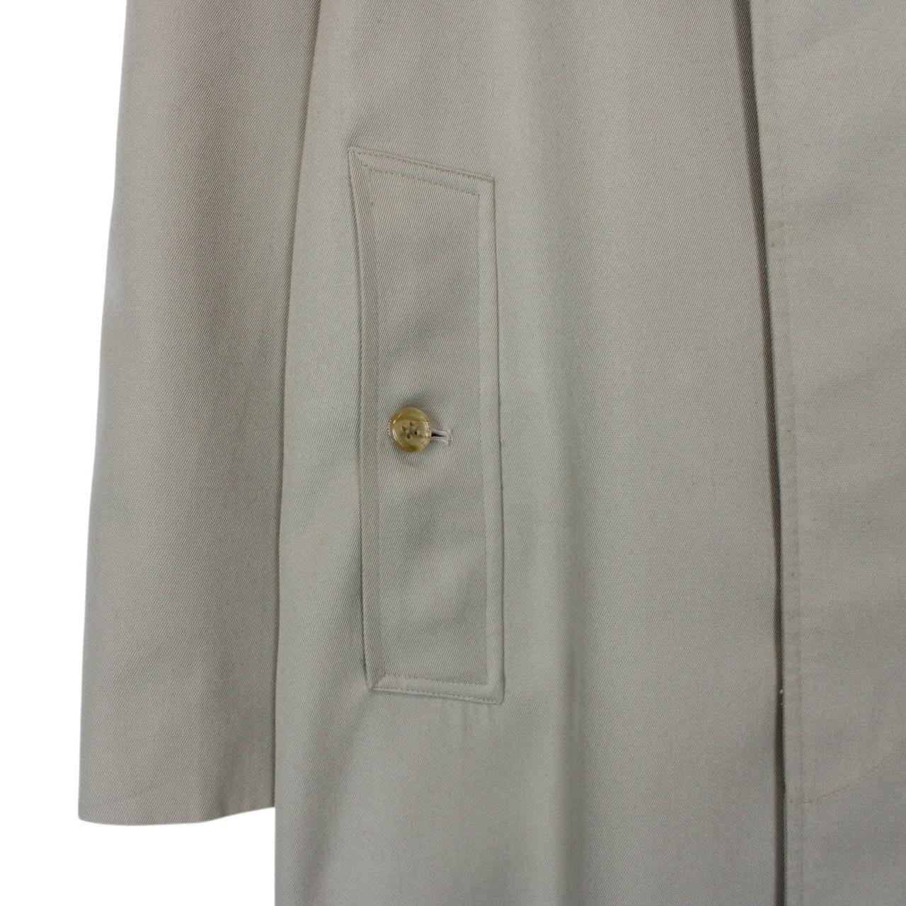 Vintage 90s Burberry Khaki Green Single Breasted Trench Coat