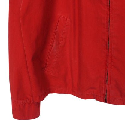 Polo Ralph Lauren Red Cotton Full Zip Harrington Jacket