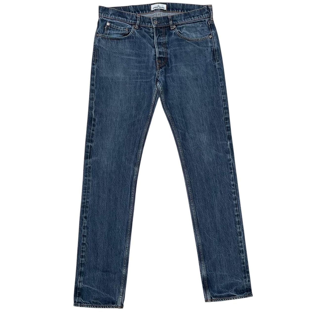 Stone Island AW 2015 Blue Slim Fit Denim Jeans