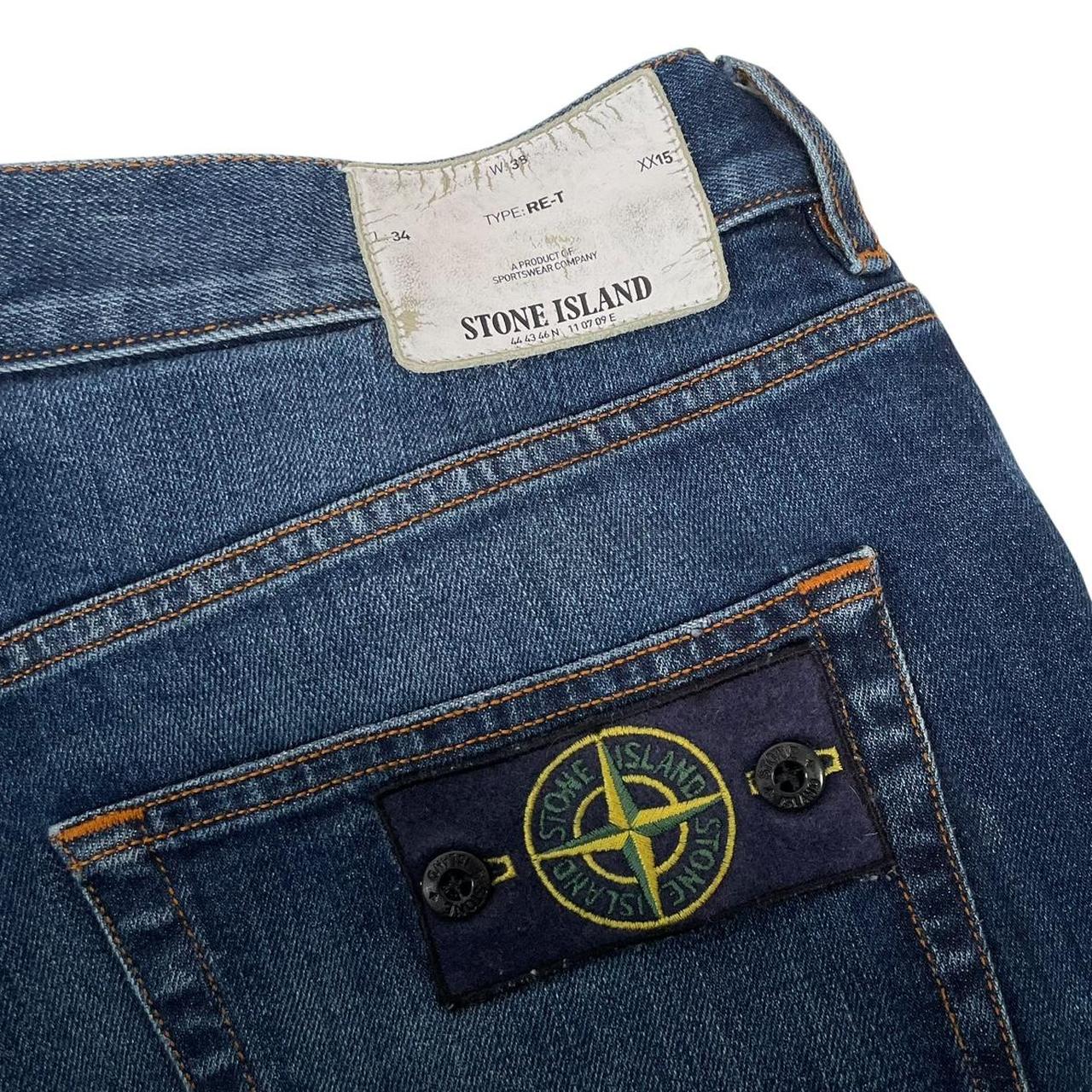 Stone Island AW 2016 Navy Blue RE-T Fit Denim Jeans