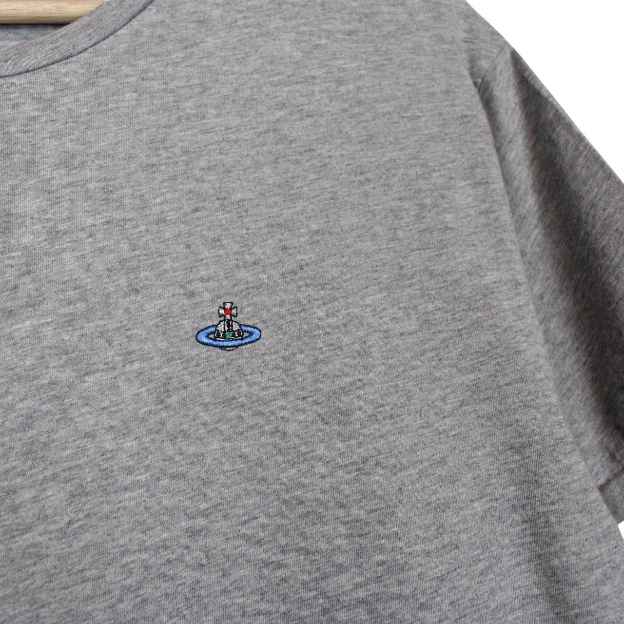 Vivienne Westwood Grey Short Sleeve Orb T-Shirt