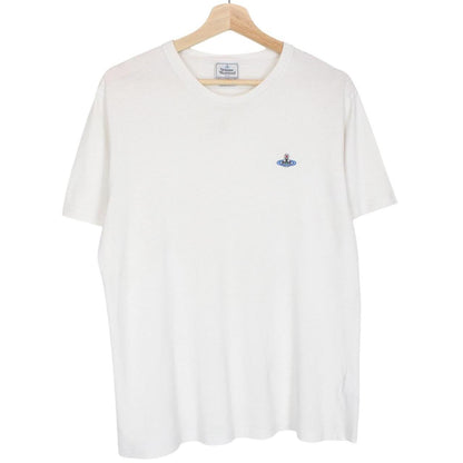 Vivienne Westwood White Short Sleeve Orb T-Shirt