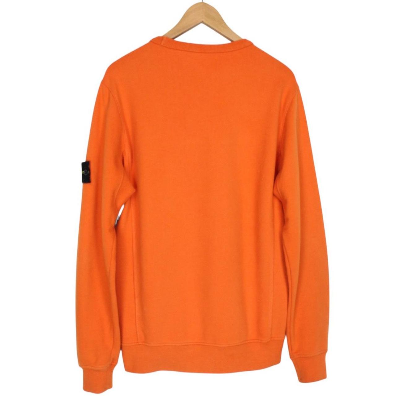 Stone Island AW 2019 Orange Cotton Sweatshirt Jumper