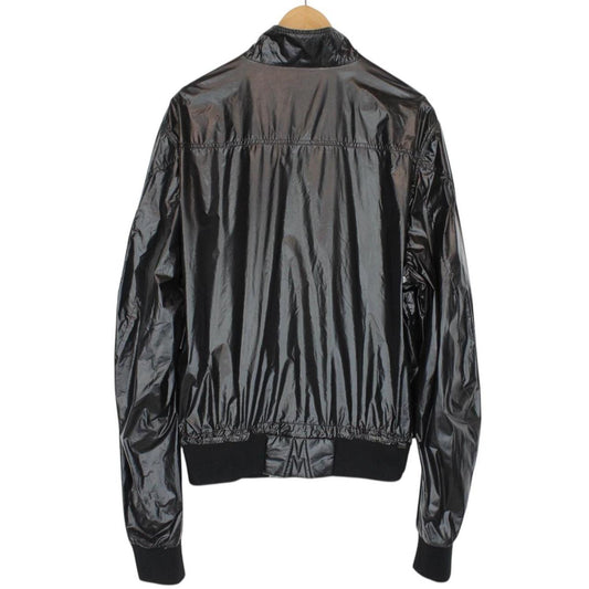 Vintage Moncler Black Full Zip Nylon Jacket