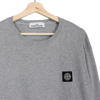 Stone Island SS 2017 Grey Long Sleeve Compass T-Shirt