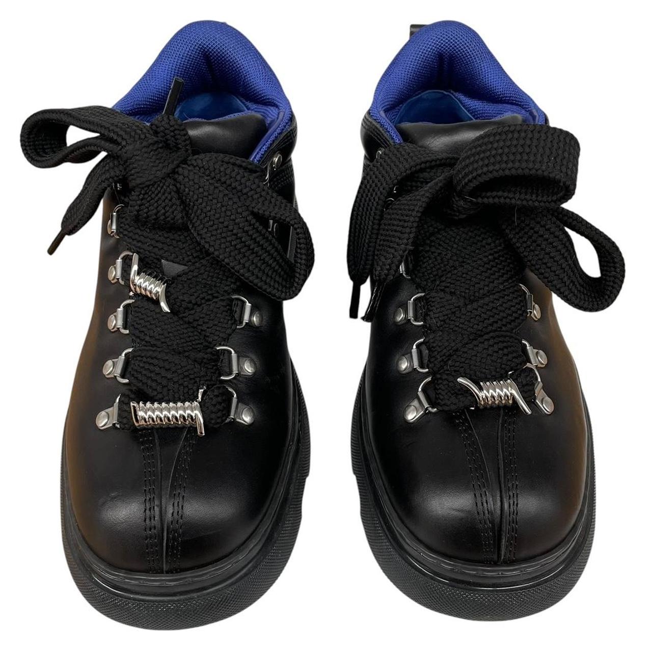 Burberry Black Trek Ankle Leather Boots
