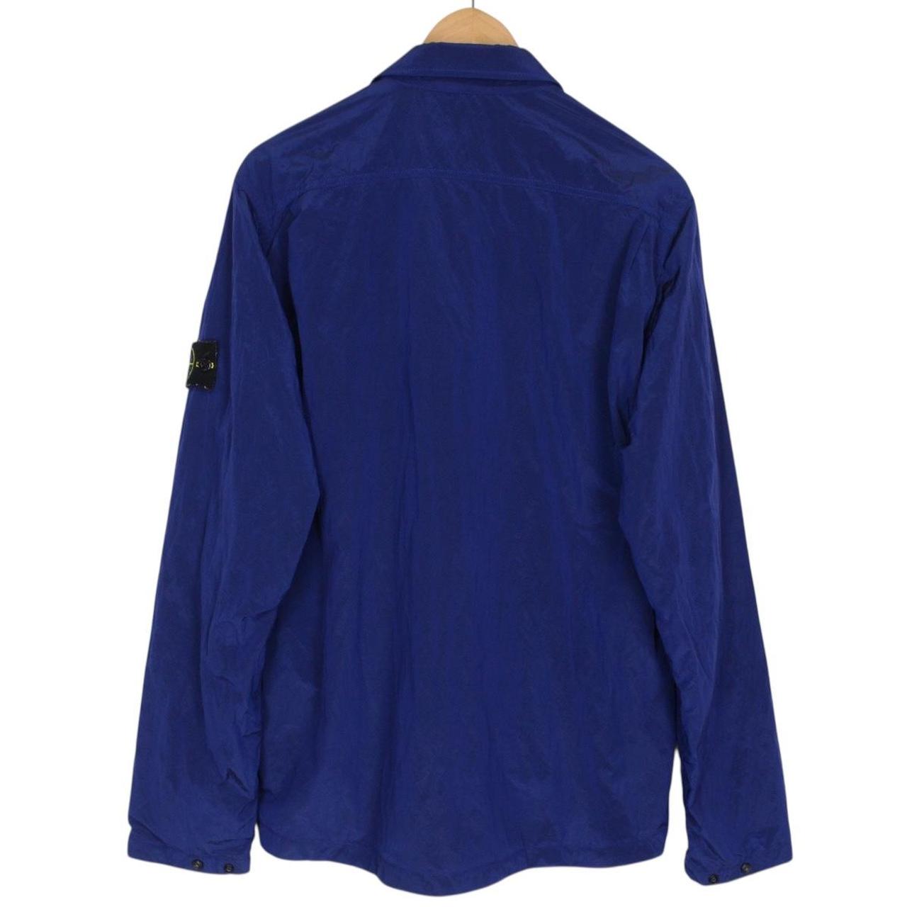 Stone Island AW 2017 Blue Full Zip Nylon Metal Overshirt Jacket