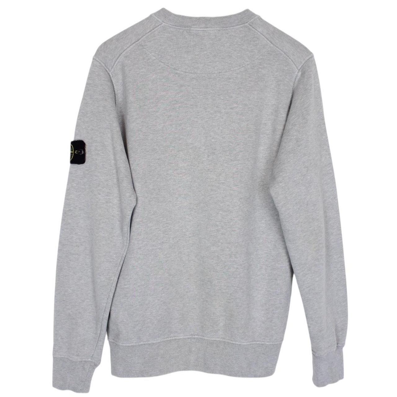 Stone Island AW 2022 Grey Cotton Sweatshirt Jumper