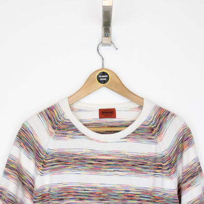 Missoni Multicoloured Striped Short Sleeve Cotton T-Shirt