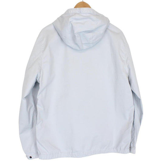 Stone Island SS 2024 Light Blue Supima Cotton Twill Stretch-TC Jacket