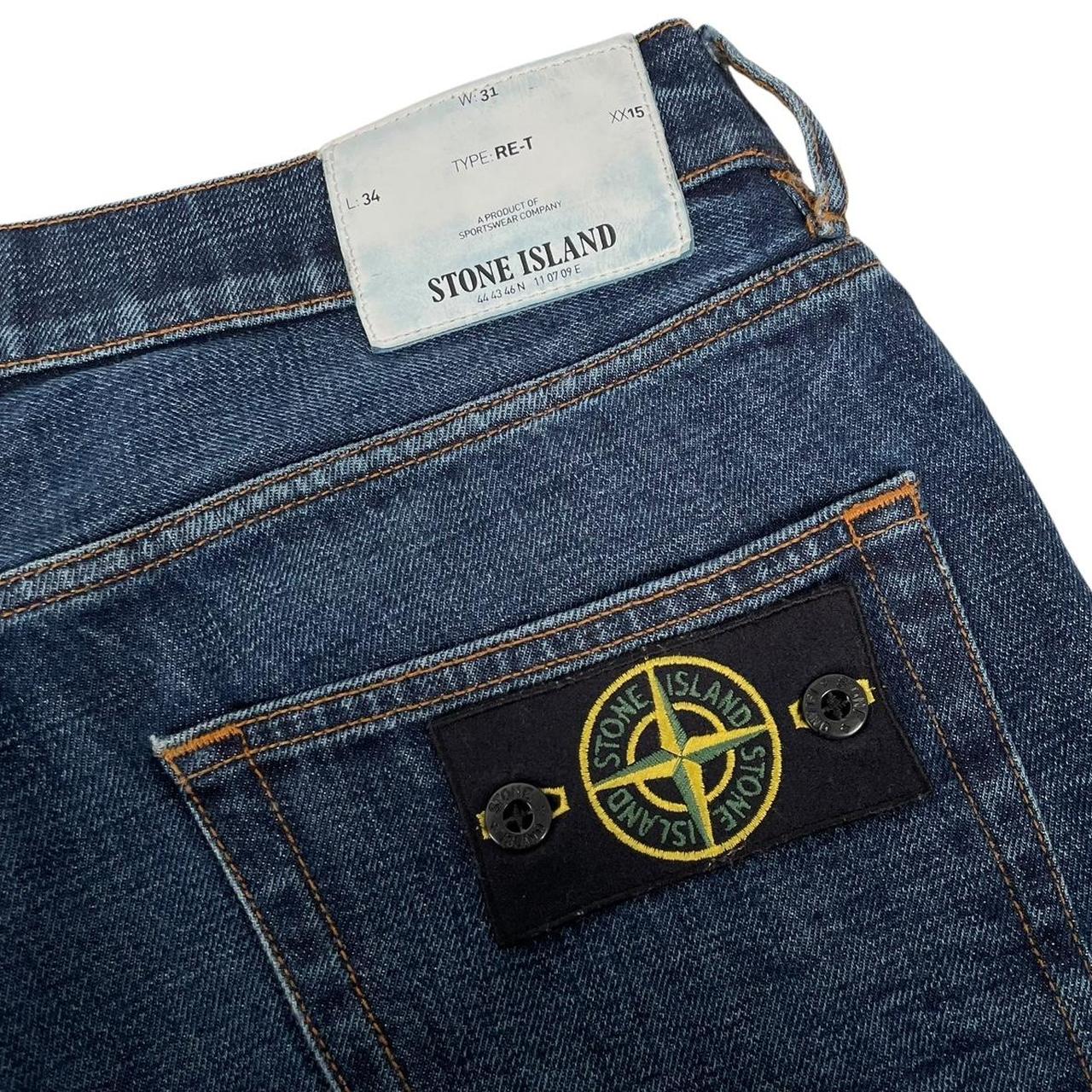 Stone Island SS 2015 Navy Blue RE-T Fit Denim Jeans