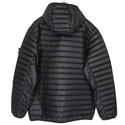 Stone Island AW 2023 Black Loom Woven Chambers R-Nylon Down Jacket
