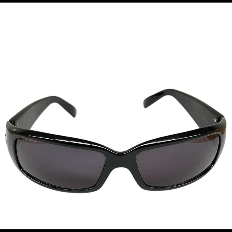 小物 Versace sunglasses Black archive y2k Versace Visor Sunglasses – Freshmans Archive