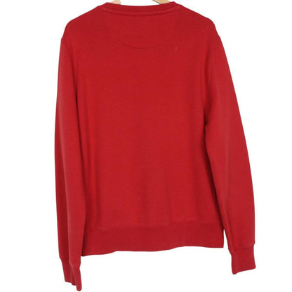 Burberry London Red Cotton Sweatshirt Jumper