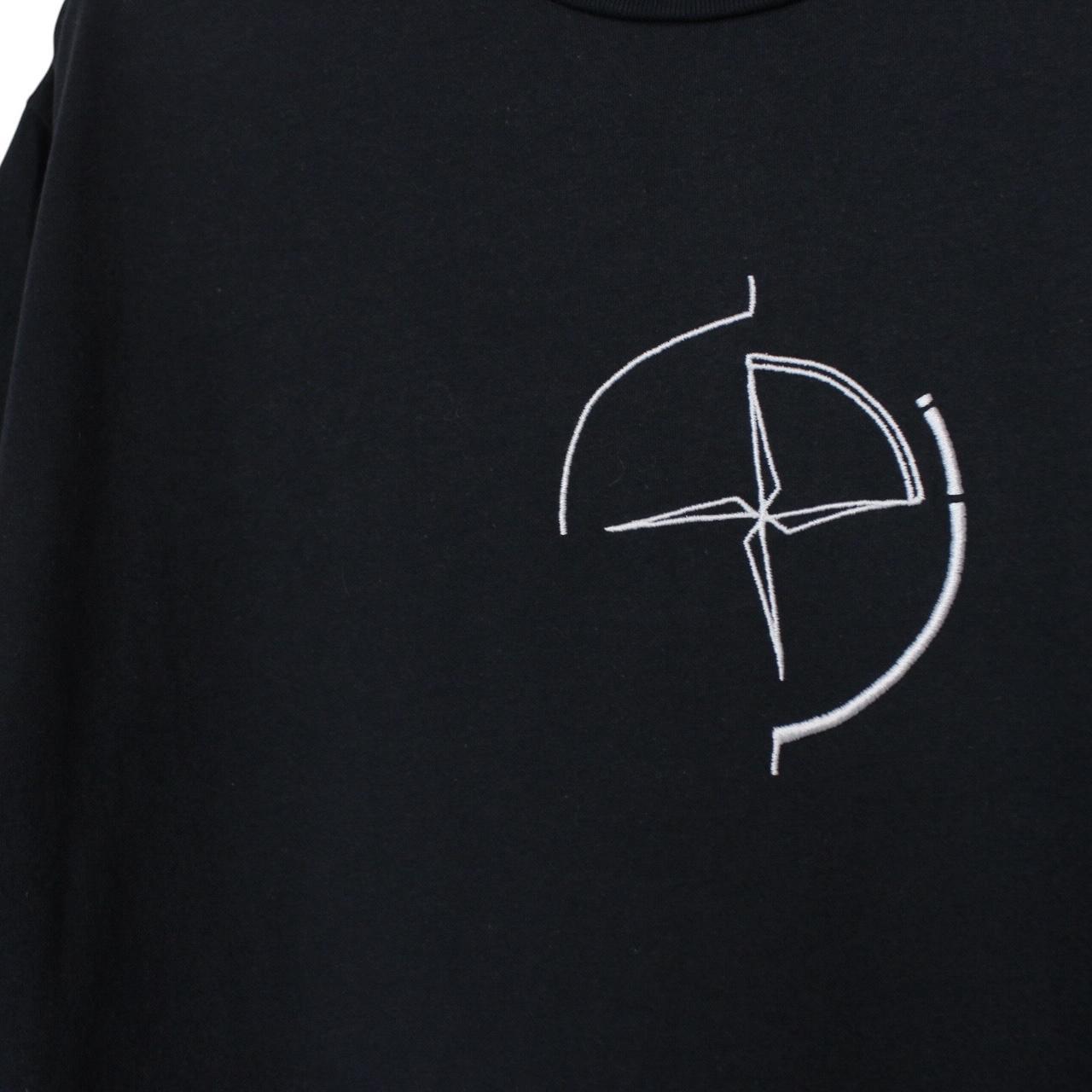 Stone Island navy blue short sleeve t-shirt with compass logo on chest pocket.