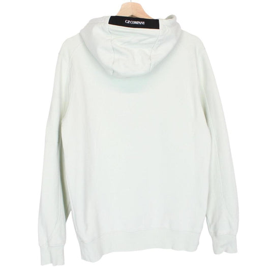 CP Company Mint Green Lens Cotton Hoodie Jumper
