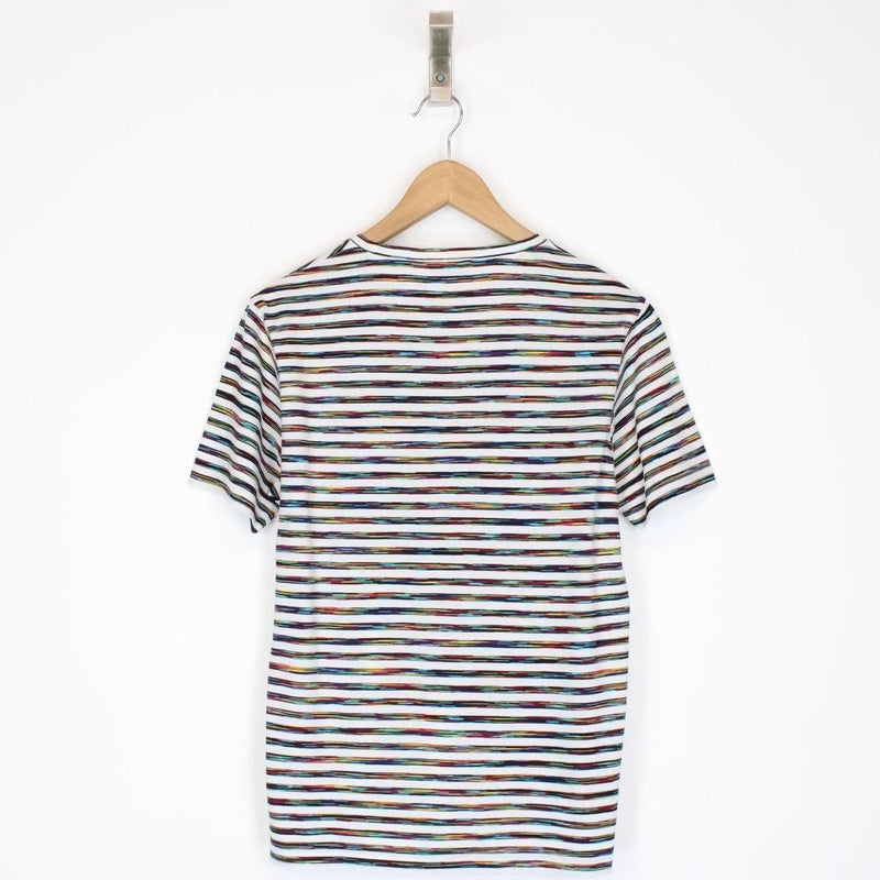 Missoni Multicoloured Striped Short Sleeve Cotton T-Shirt