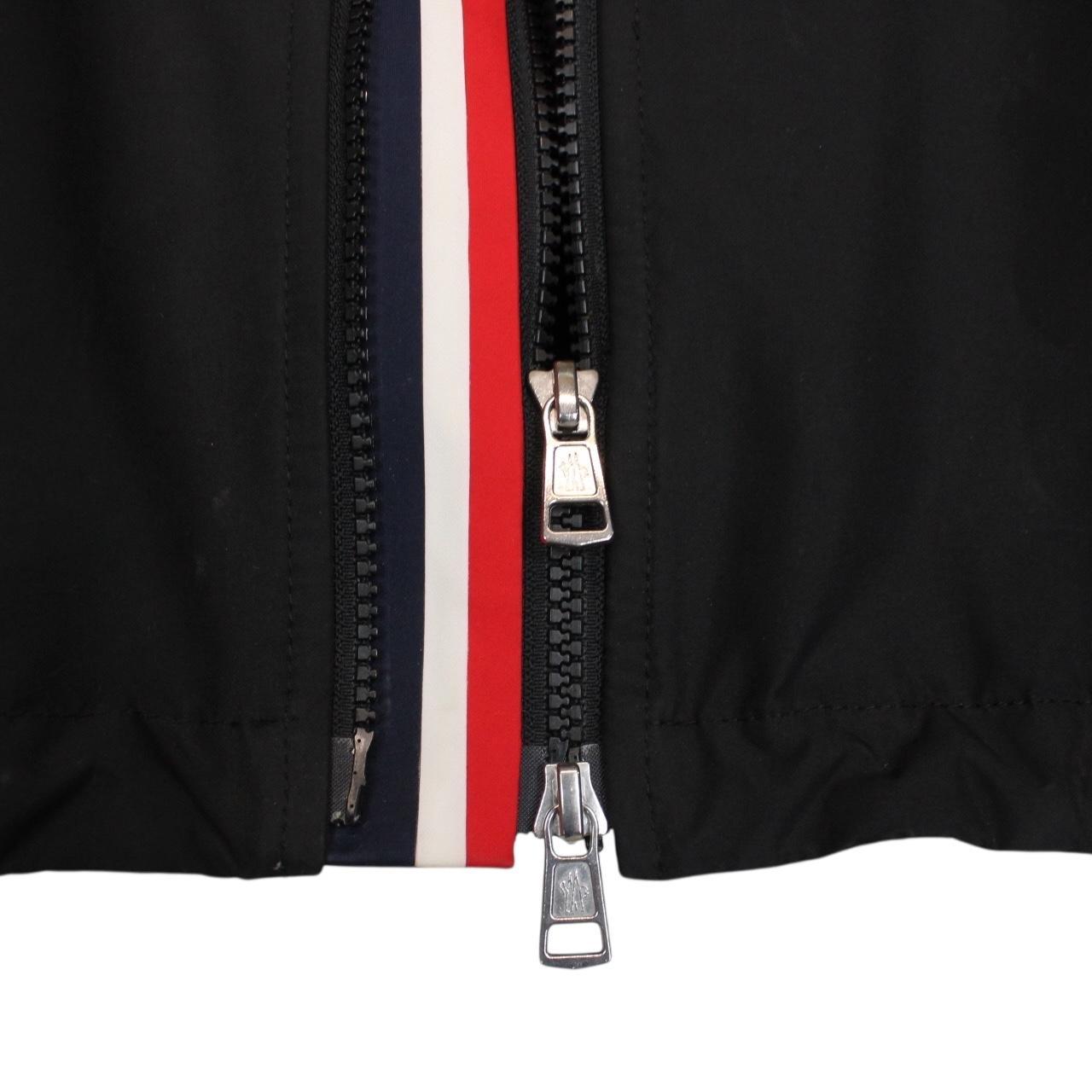 Moncler Montreal Black, White and Red Full Zip Hooded Jacket