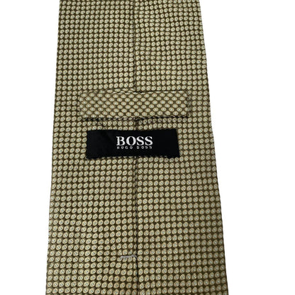 Hugo Boss Green Silk Tie