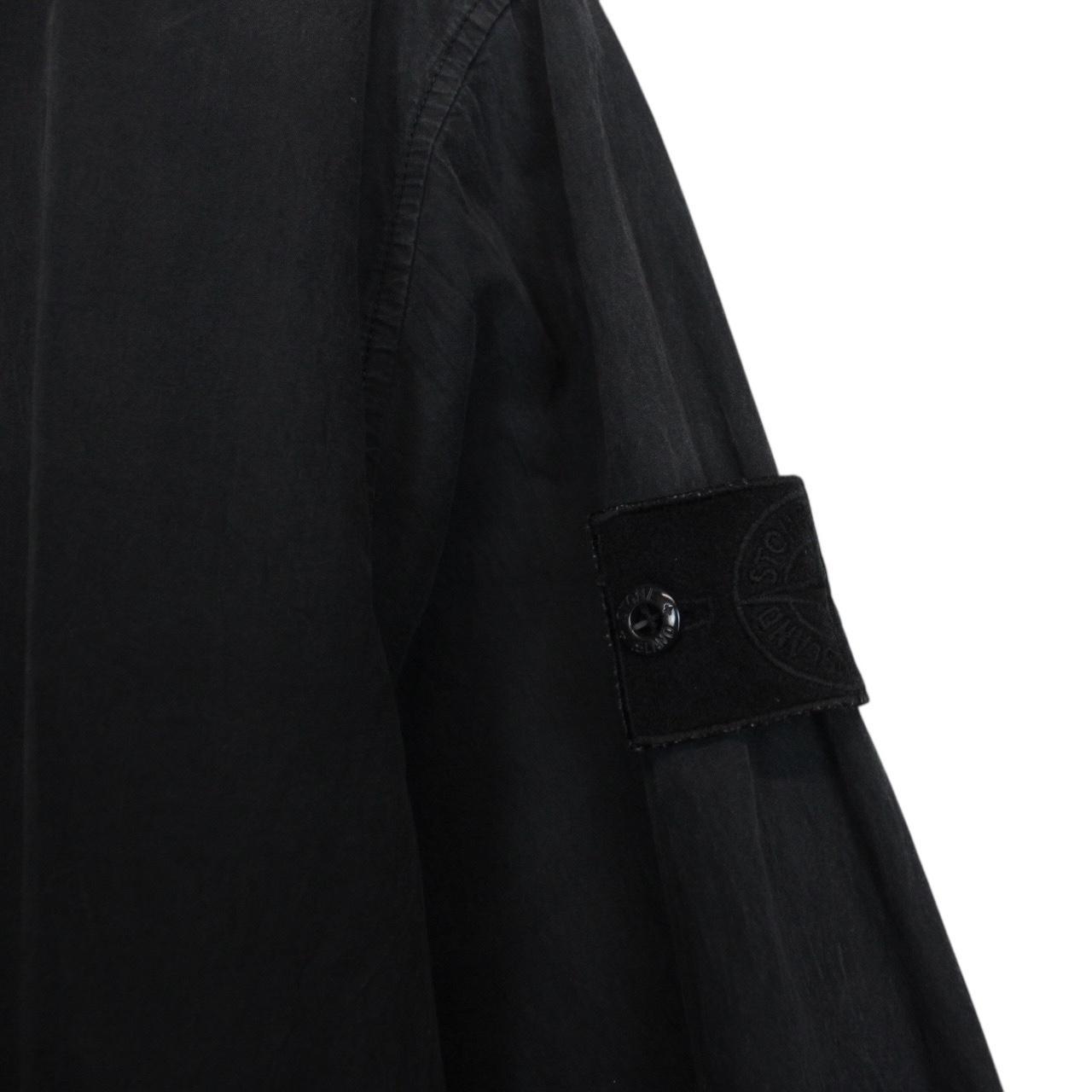 Stone Island SS 2019 Navy Blue Resin Cotton Sweatshirt Jumper