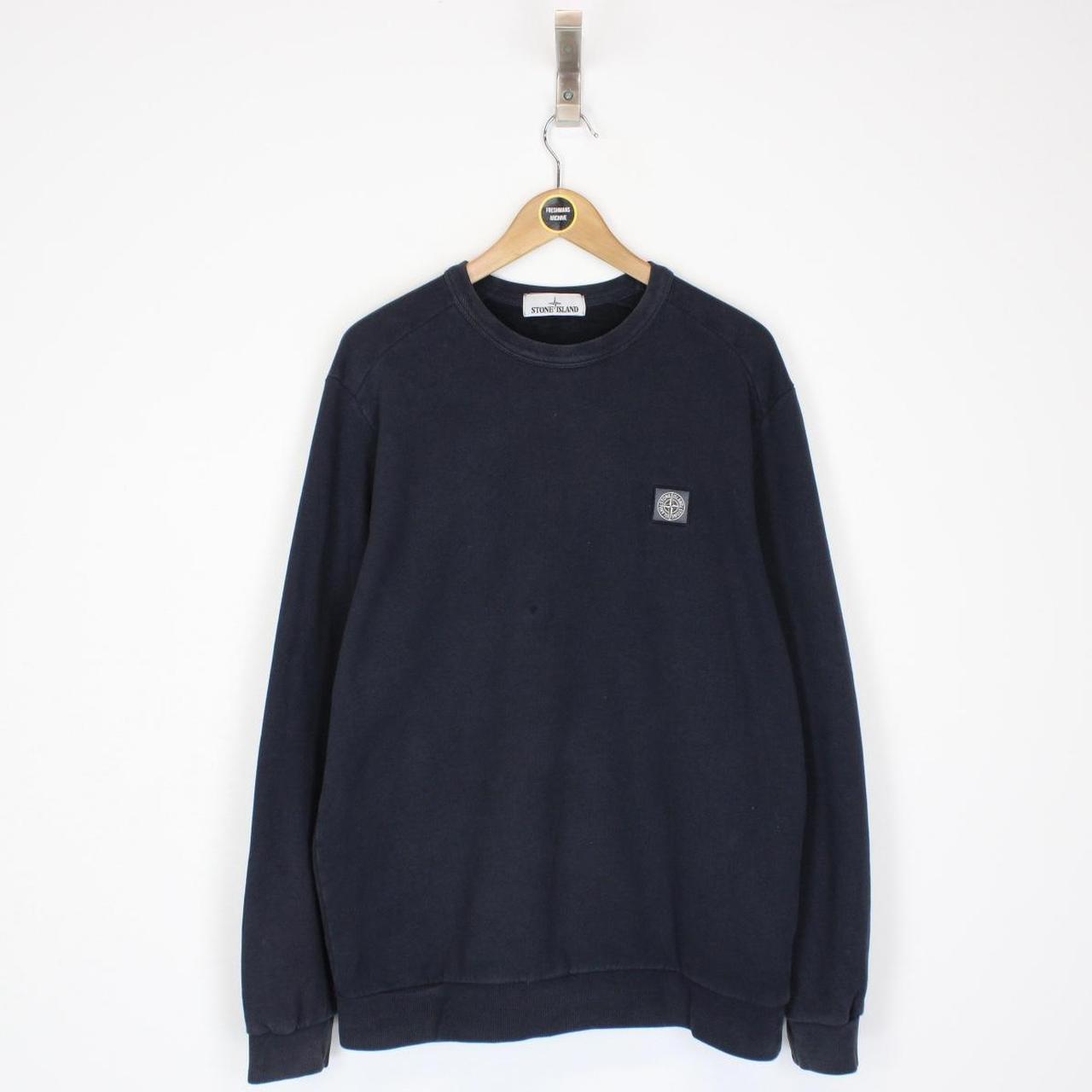 Stone Island AW 2014 Navy Blue Compass Cotton Sweatshirt Jumper