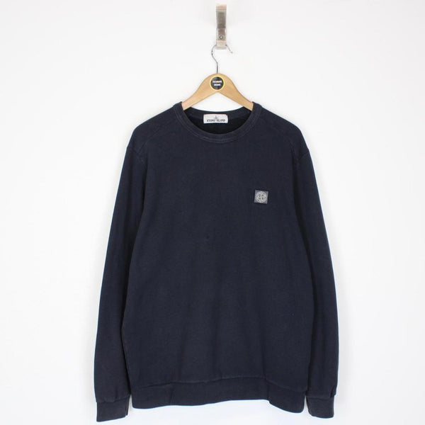 Stone Island AW 2014 Navy Blue Compass Cotton Sweatshirt Jumper