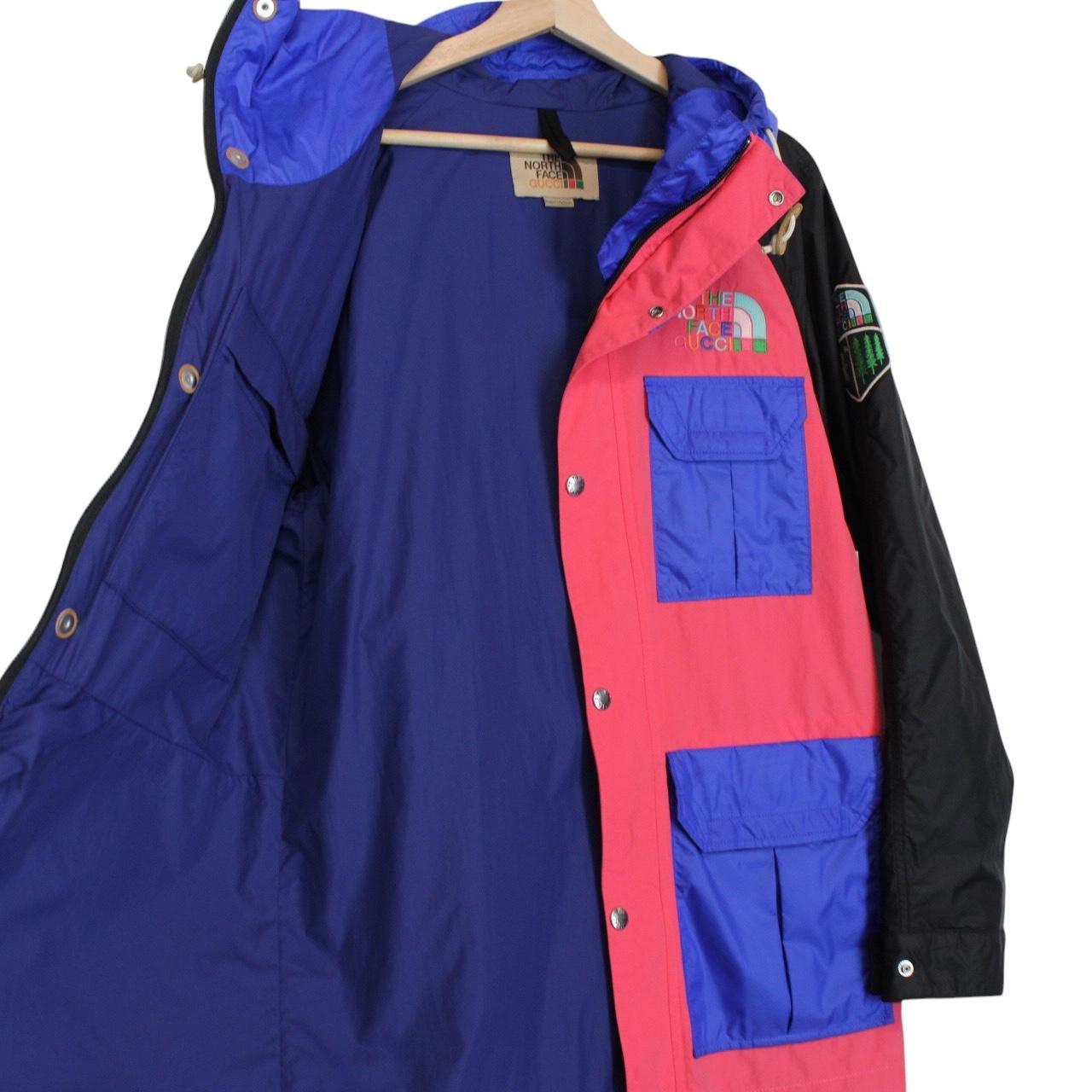 Gucci x North Face Multicoloured Full Zip Nylon Blend Coat