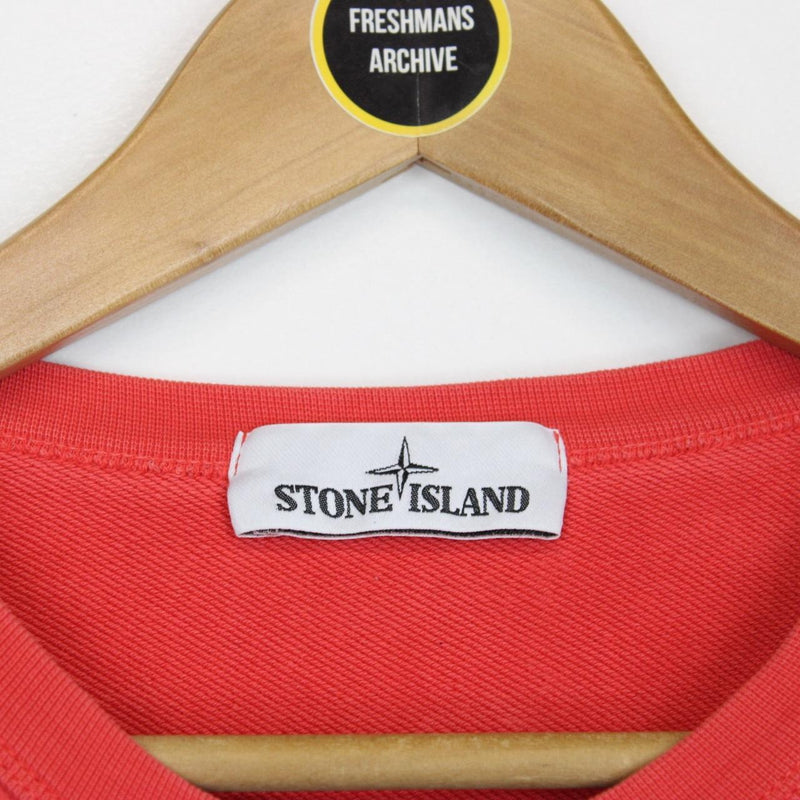 Stone Island SS 2019 Red Cotton Sweatshirt Jumper