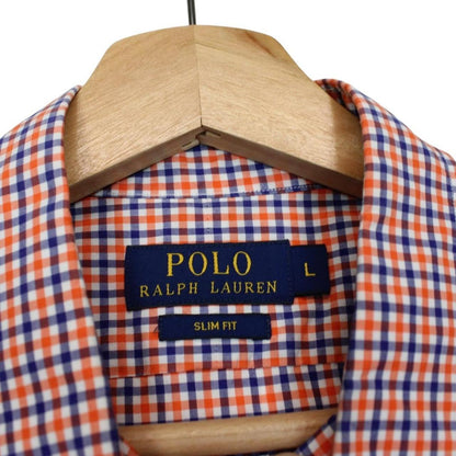 Polo Ralph Lauren multicoloured check long sleeve shirt in cotton with logo detail.