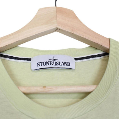 Stone Island SS 2017 Yellow Short Sleeve Compass T-Shirt