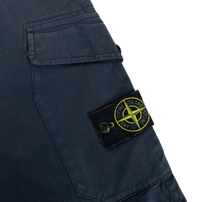 Stone Island AW 2020 Navy Blue RE-T Fit Cargo Trousers