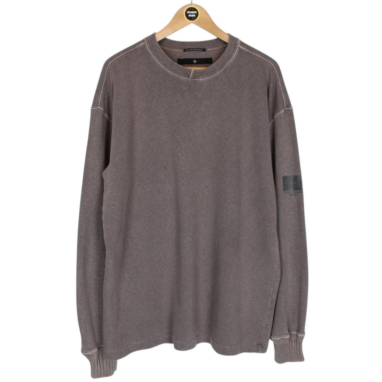 Vintage Stone Island Denims AW 2004 Brown Cotton Sweatshirt Jumper