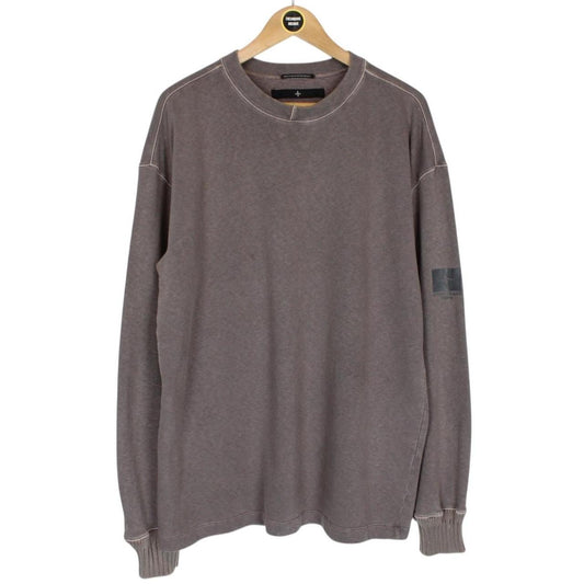 Vintage Stone Island Denims AW 2004 Brown Cotton Sweatshirt Jumper