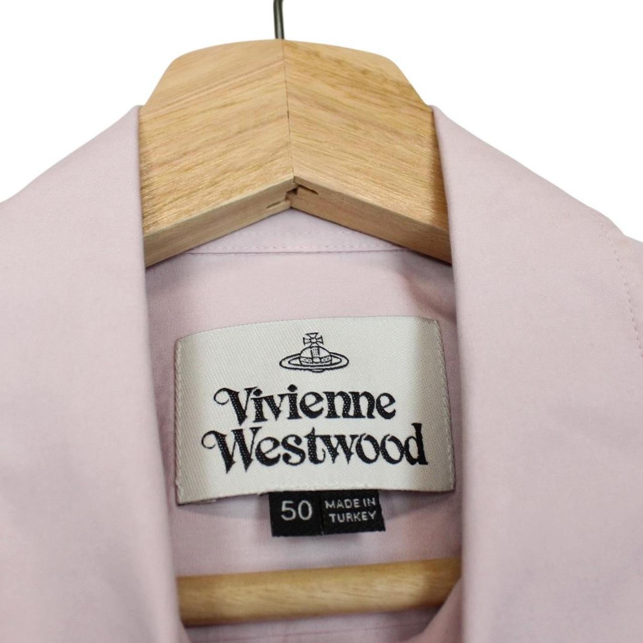 Vivienne Westwood Pink Long Sleeve Orb Cotton Shirt