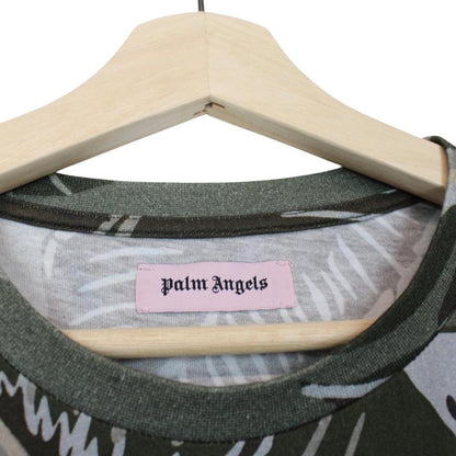 Palm Angels Multicoloured Logo Print Short Sleeve T-Shirt