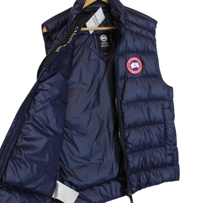 Canada Goose Crofton Navy Blue Nylon Down Gilet / Bodywarmer