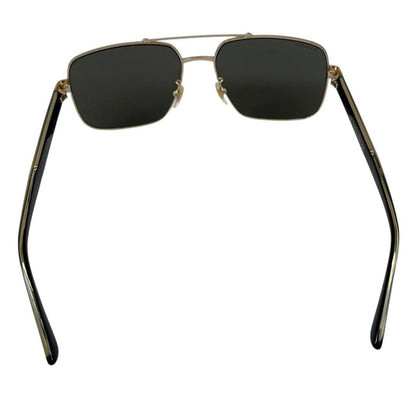 Gucci Black and Gold GG0529S Web Aviator Sunglasses