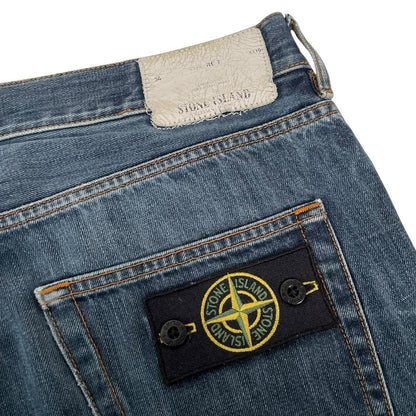 Stone Island AW 2014 Blue RE-T Fit Denim Jeans