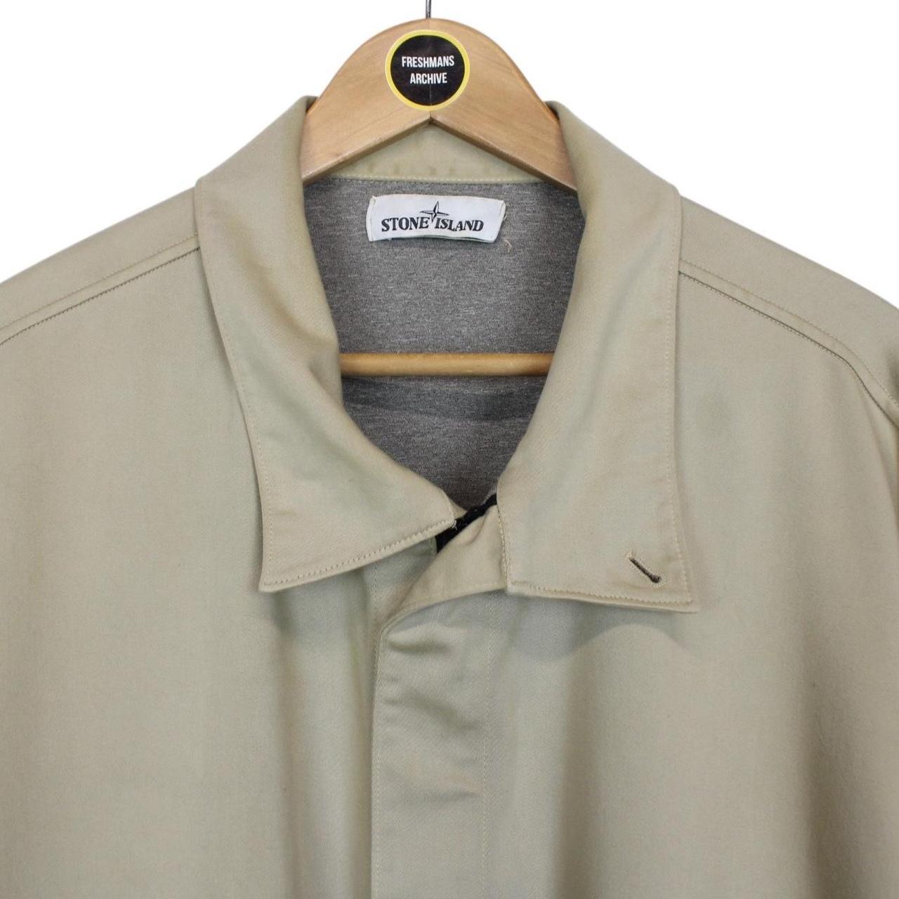 Stone Island Beige Full Zip Cotton Jacket