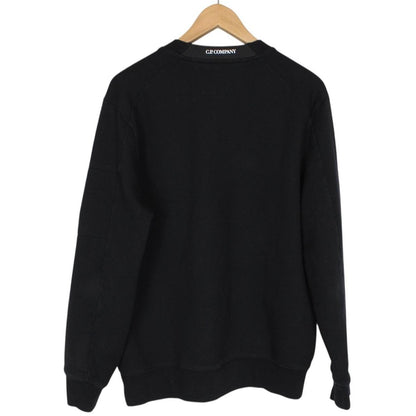 CP Company Black Cotton Lens Sweatshirt Jumper