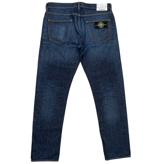 Stone Island AW 2018 Navy Blue RE-T Fit Denim Jeans